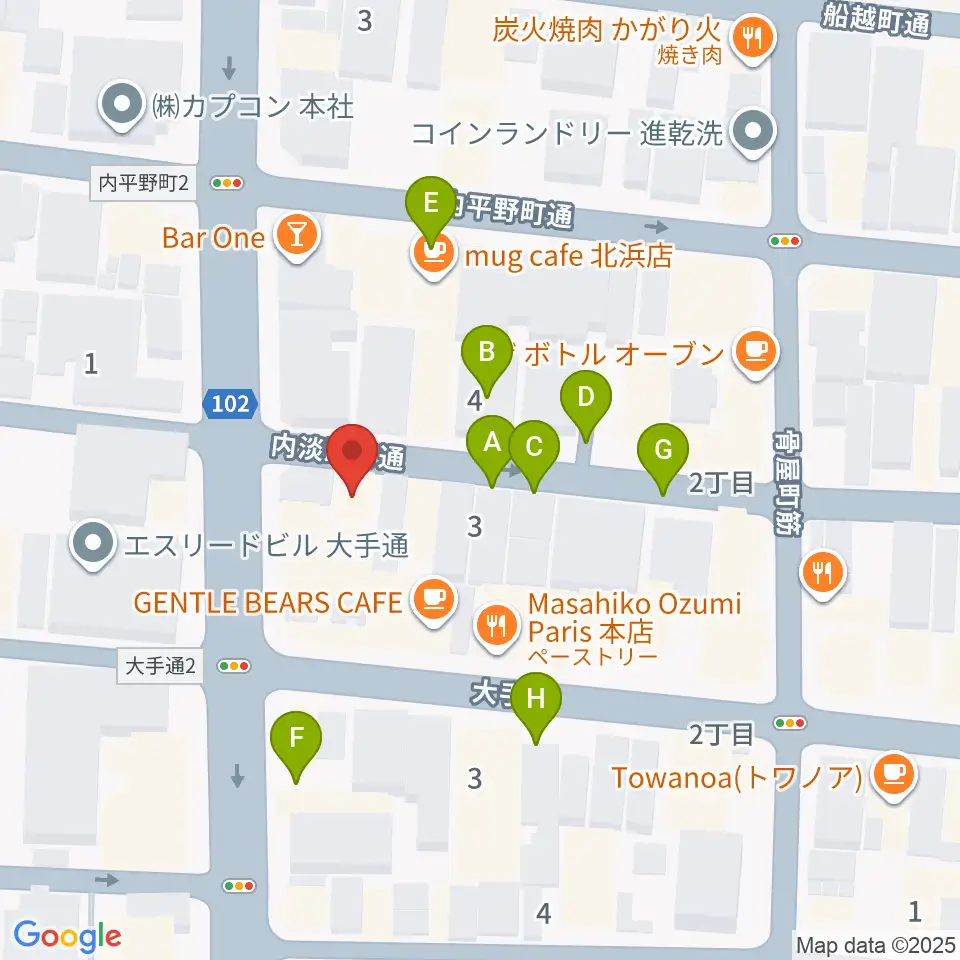 SKS音楽教室周辺の駐車場・コインパーキング一覧地図