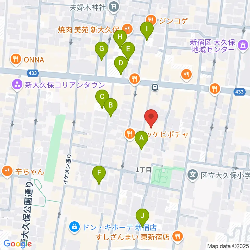 R'sアートコート周辺の駐車場・コインパーキング一覧地図
