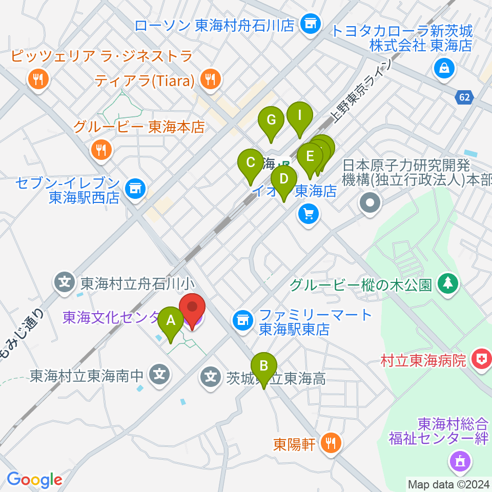 東海文化センター周辺の駐車場・コインパーキング一覧地図