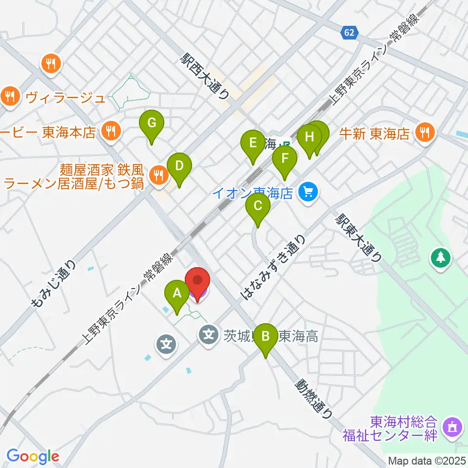 東海文化センター周辺の駐車場・コインパーキング一覧地図