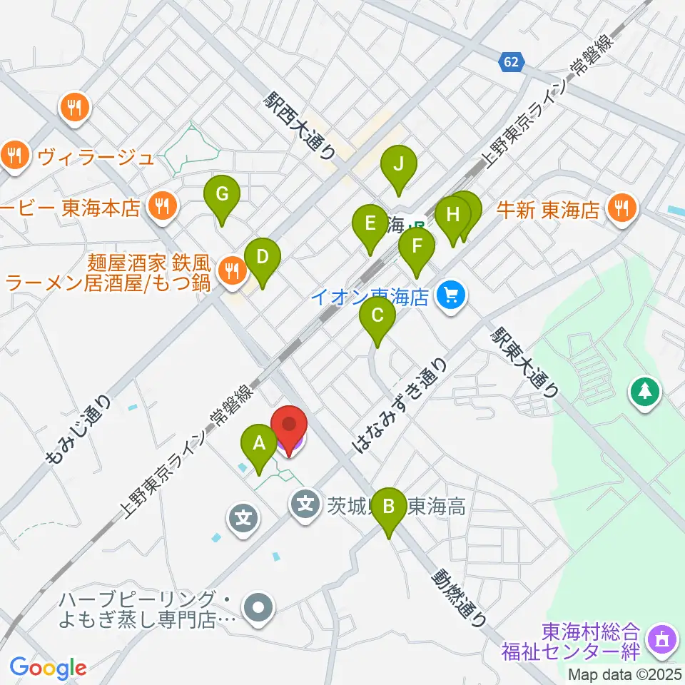 東海文化センター周辺の駐車場・コインパーキング一覧地図