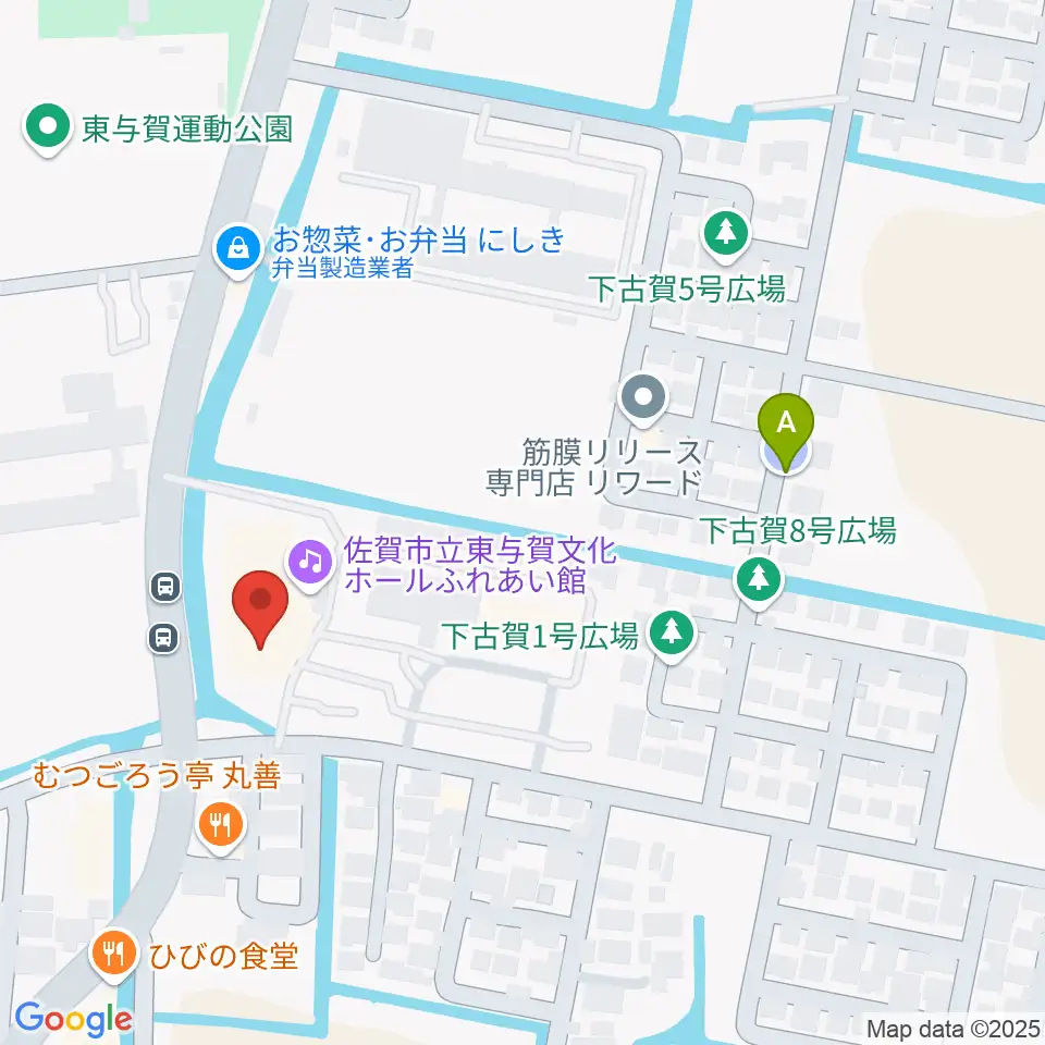 佐賀市立東与賀文化ホール周辺の駐車場・コインパーキング一覧地図