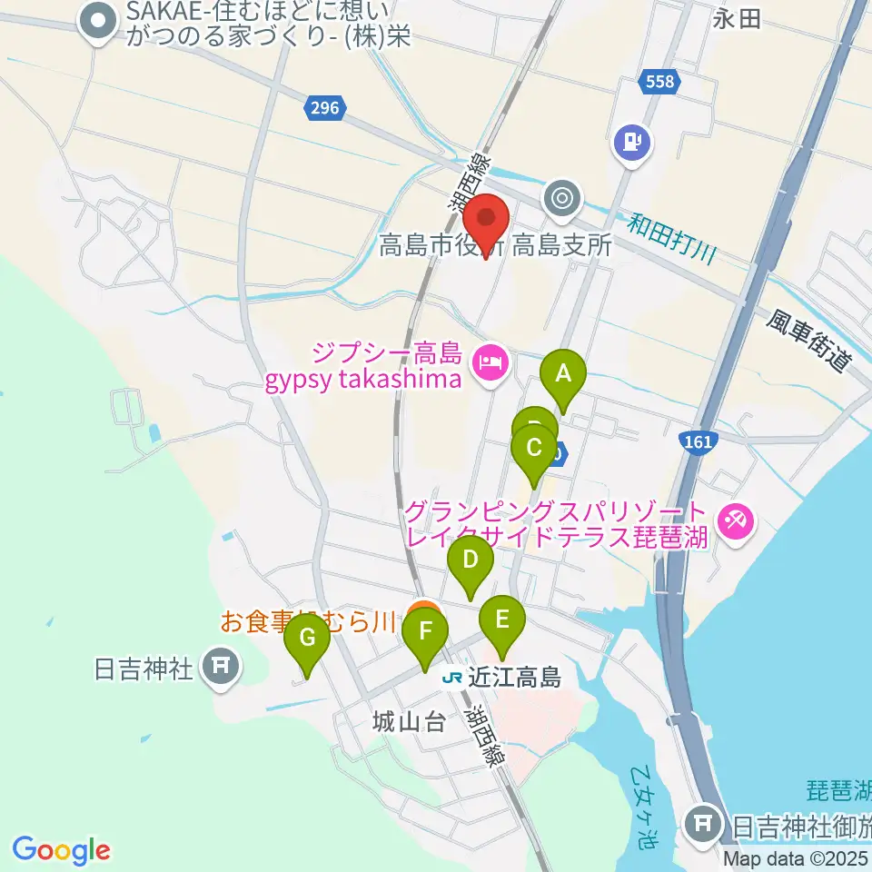 ガリバーホール周辺の駐車場・コインパーキング一覧地図