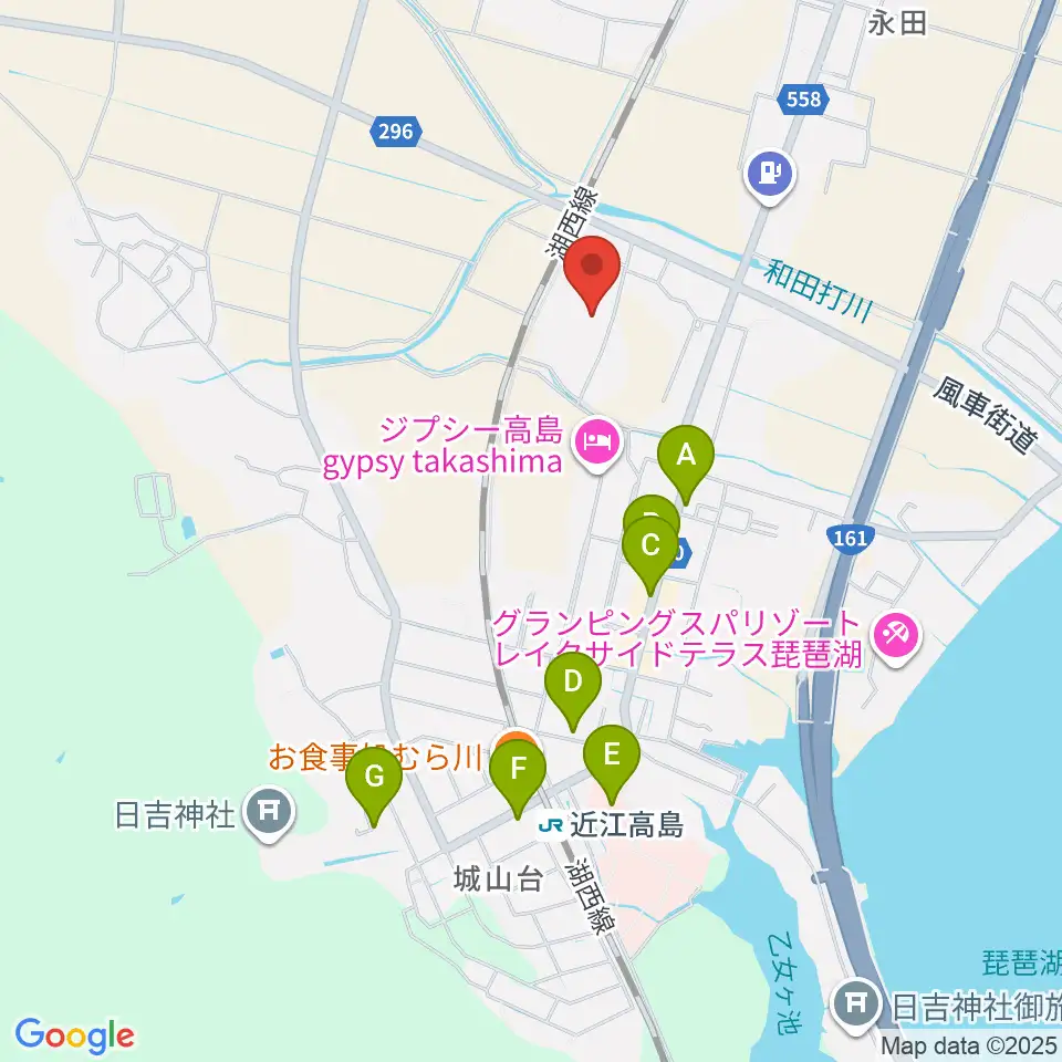 ガリバーホール周辺の駐車場・コインパーキング一覧地図