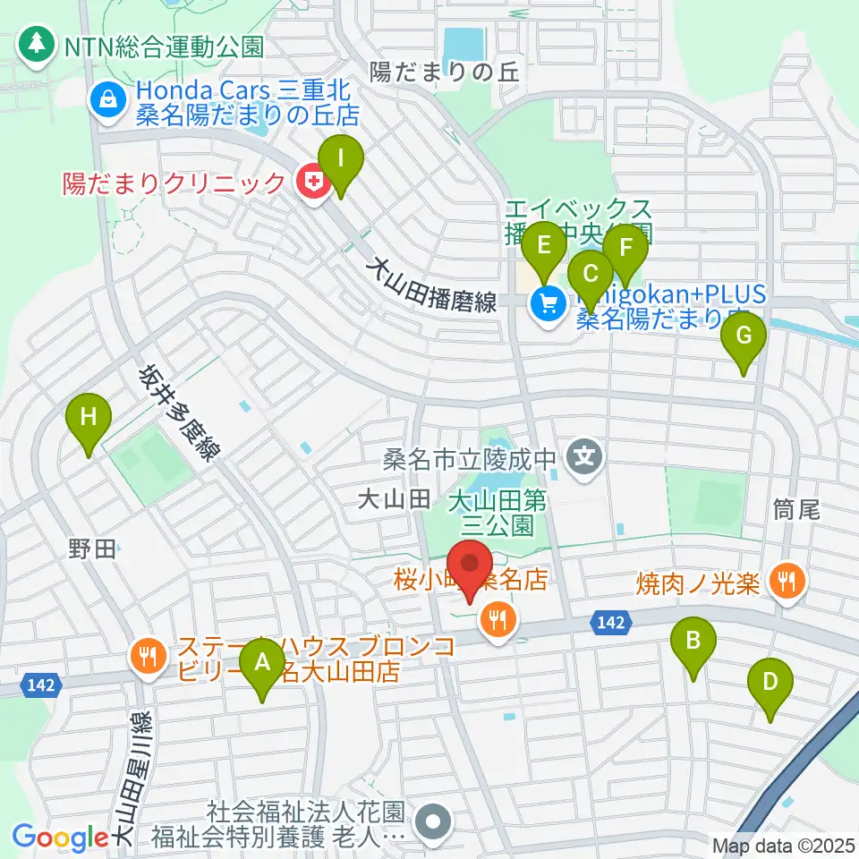 光精工コミュニティプラザ周辺の駐車場・コインパーキング一覧地図