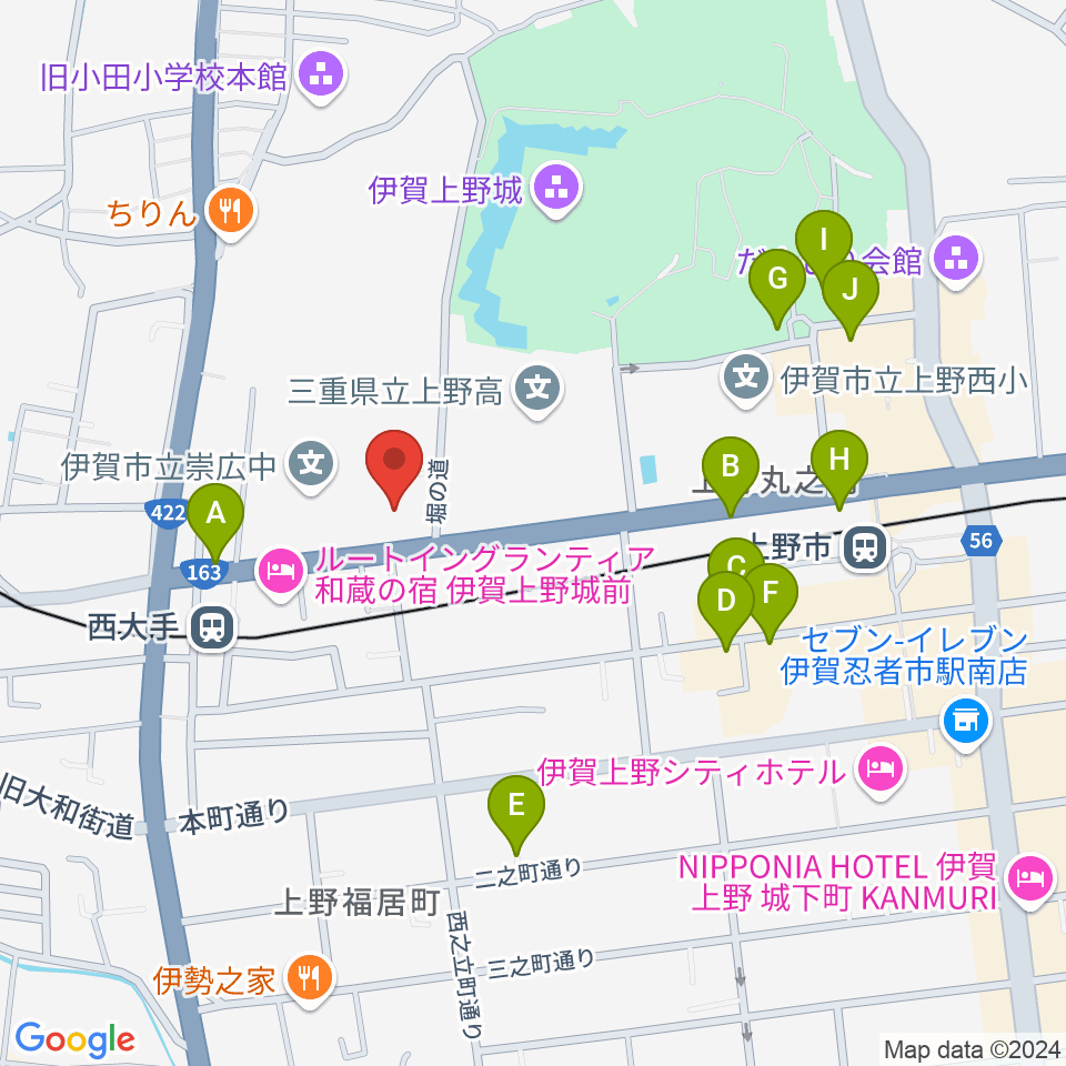 旧崇廣堂周辺の駐車場・コインパーキング一覧地図