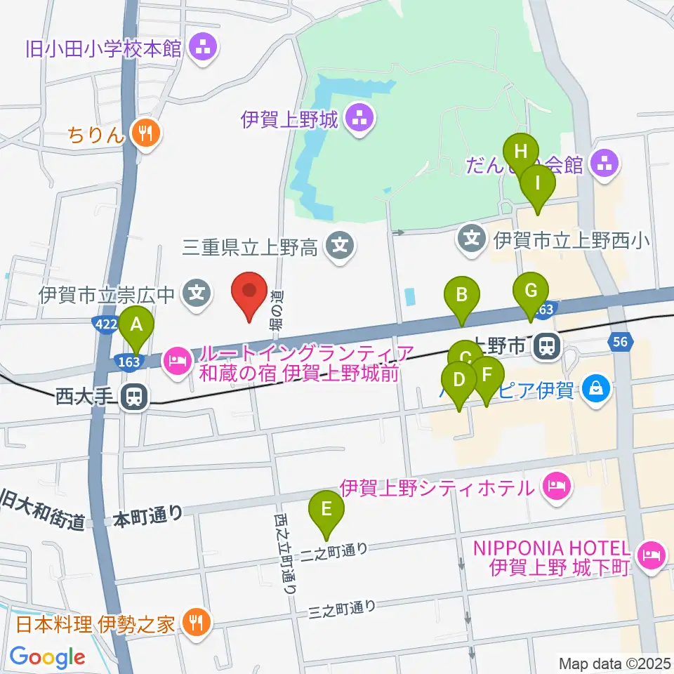 旧崇廣堂周辺の駐車場・コインパーキング一覧地図