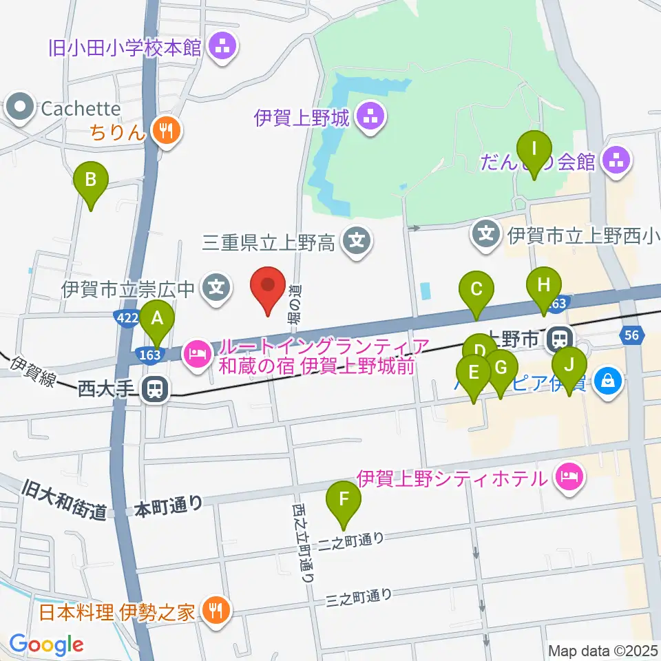 旧崇廣堂周辺の駐車場・コインパーキング一覧地図