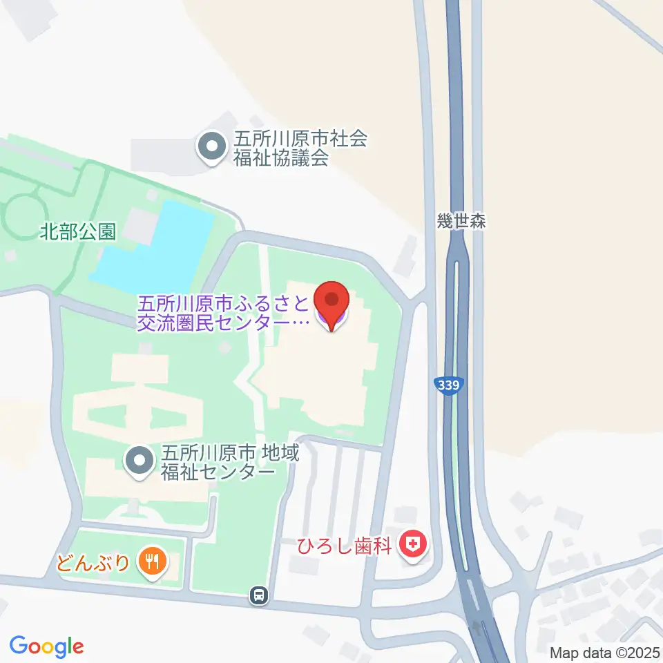 ふるさと交流圏民センター オルテンシア周辺の駐車場・コインパーキング一覧地図