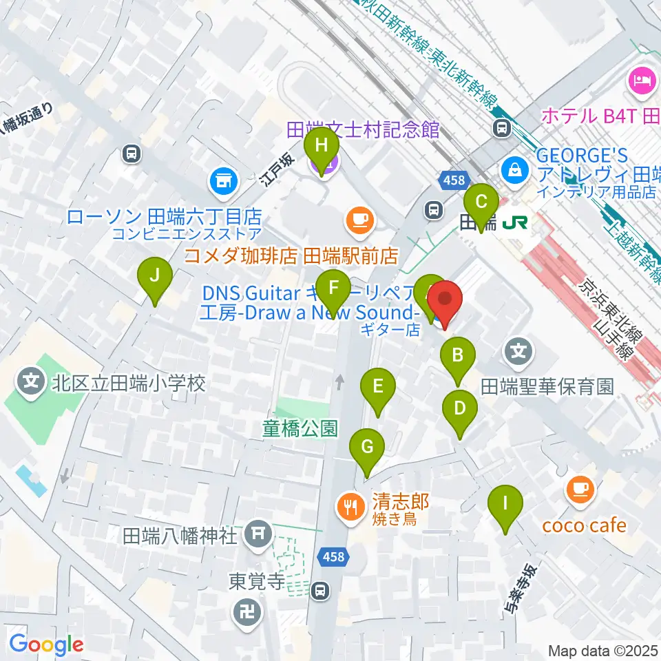 CPR STUDIO周辺の駐車場・コインパーキング一覧地図