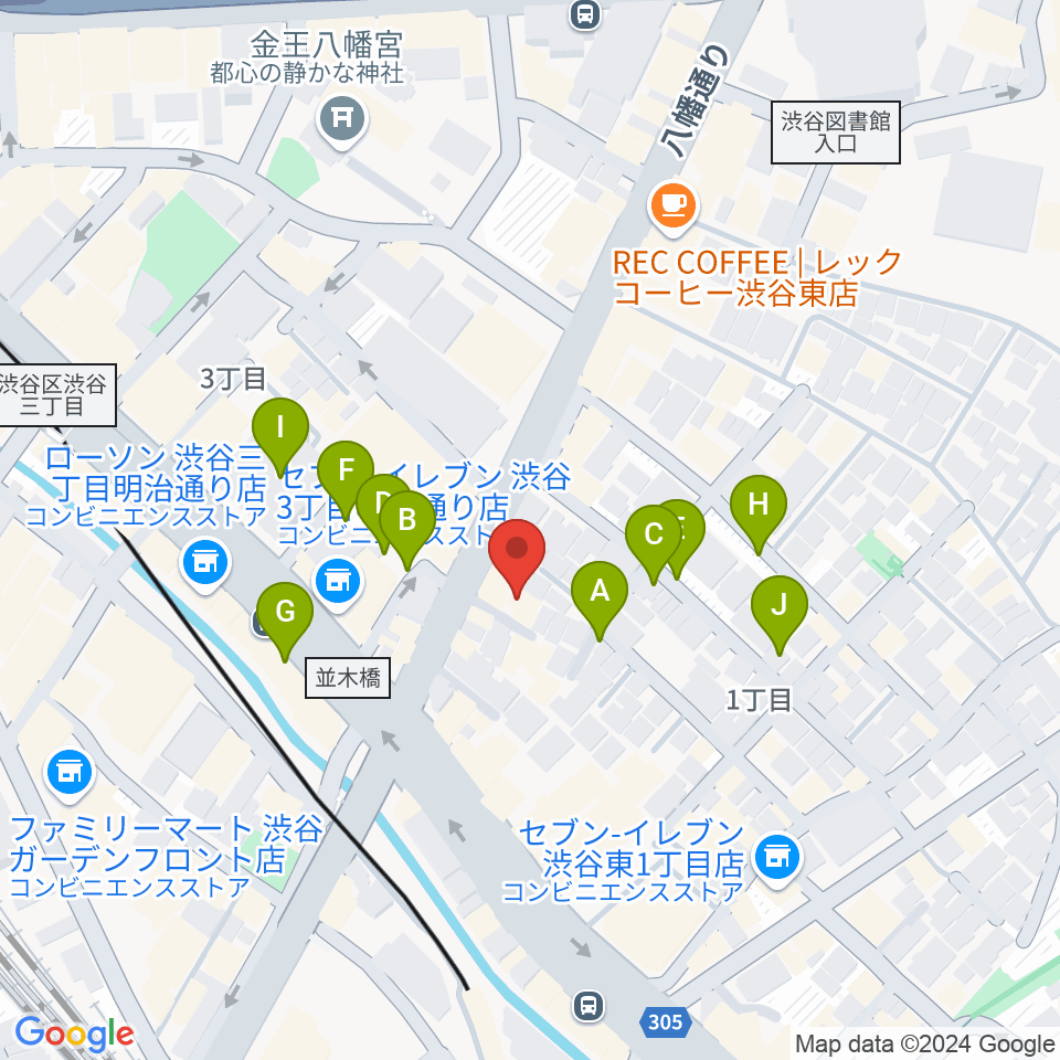 Studio S&S周辺の駐車場・コインパーキング一覧地図