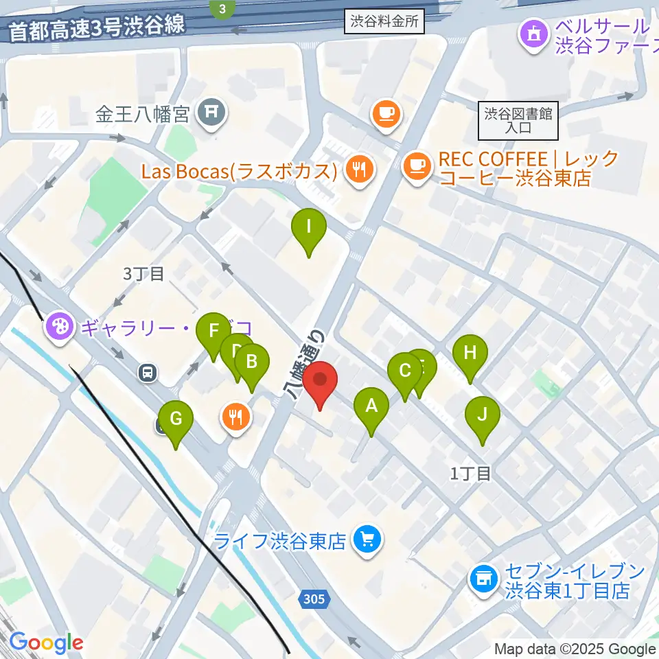 Studio S&S周辺の駐車場・コインパーキング一覧地図