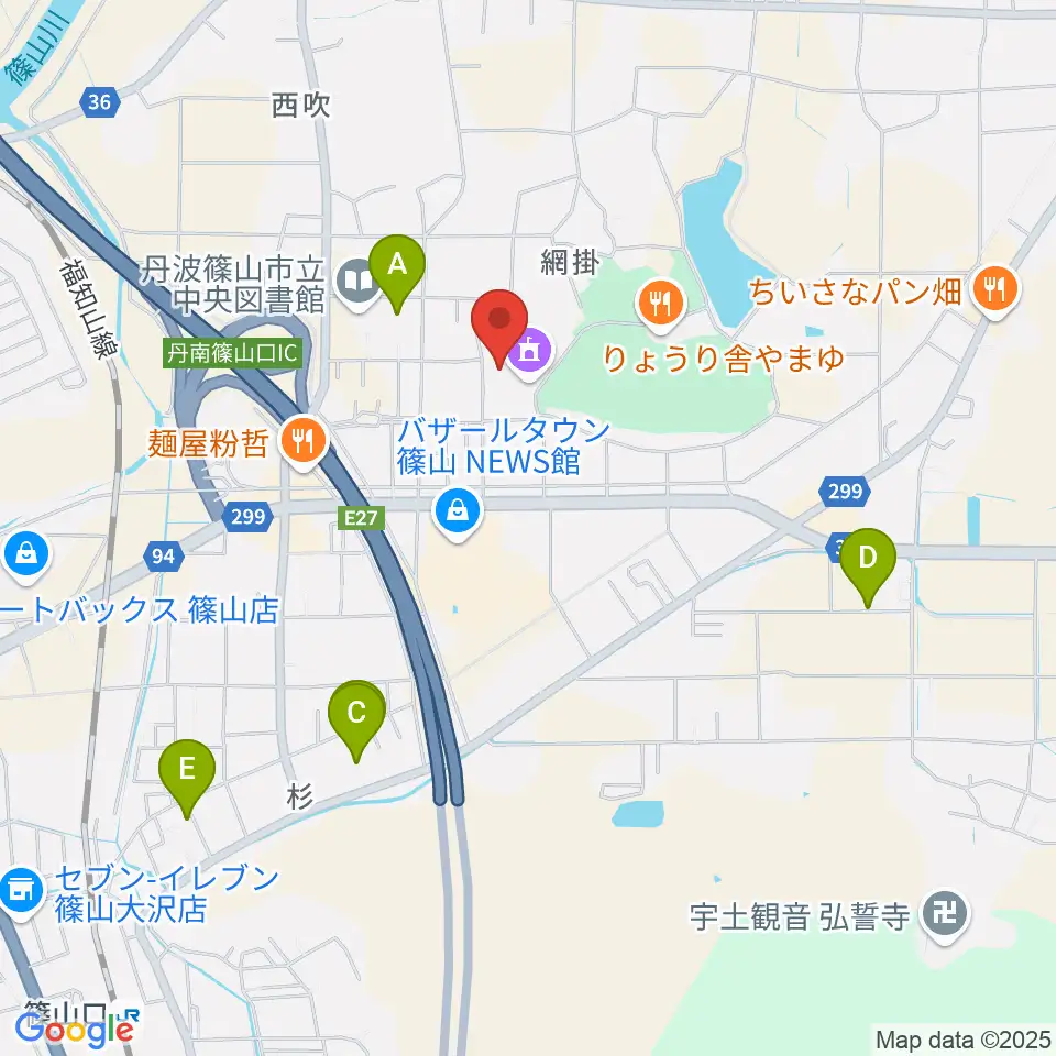 四季の森生涯学習センター周辺の駐車場・コインパーキング一覧地図