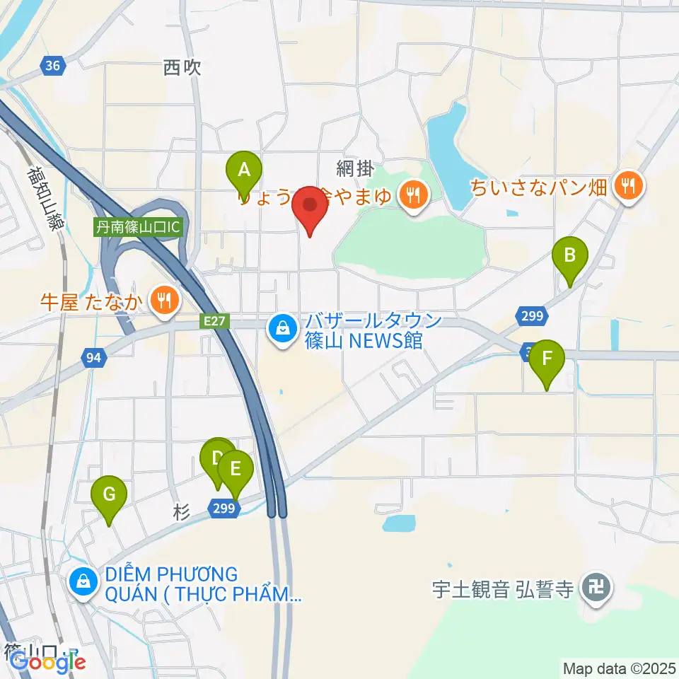四季の森生涯学習センター周辺の駐車場・コインパーキング一覧地図