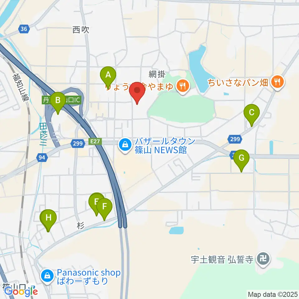 四季の森生涯学習センター周辺の駐車場・コインパーキング一覧地図