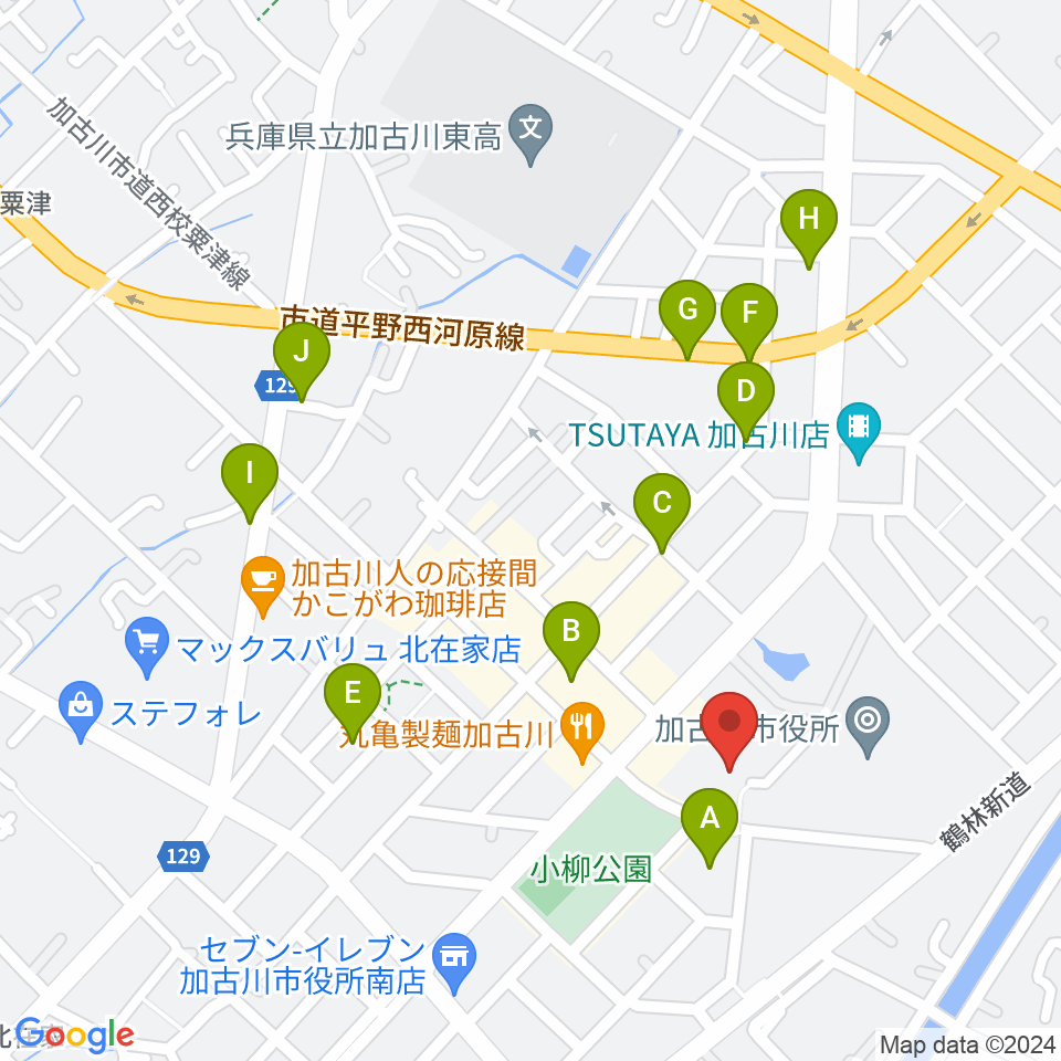SHOWAグループ市民会館周辺の駐車場・コインパーキング一覧地図