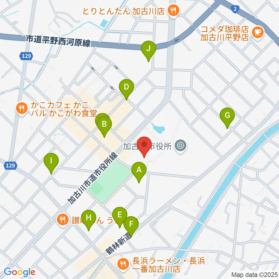 SHOWAグループ市民会館周辺の駐車場・コインパーキング一覧地図
