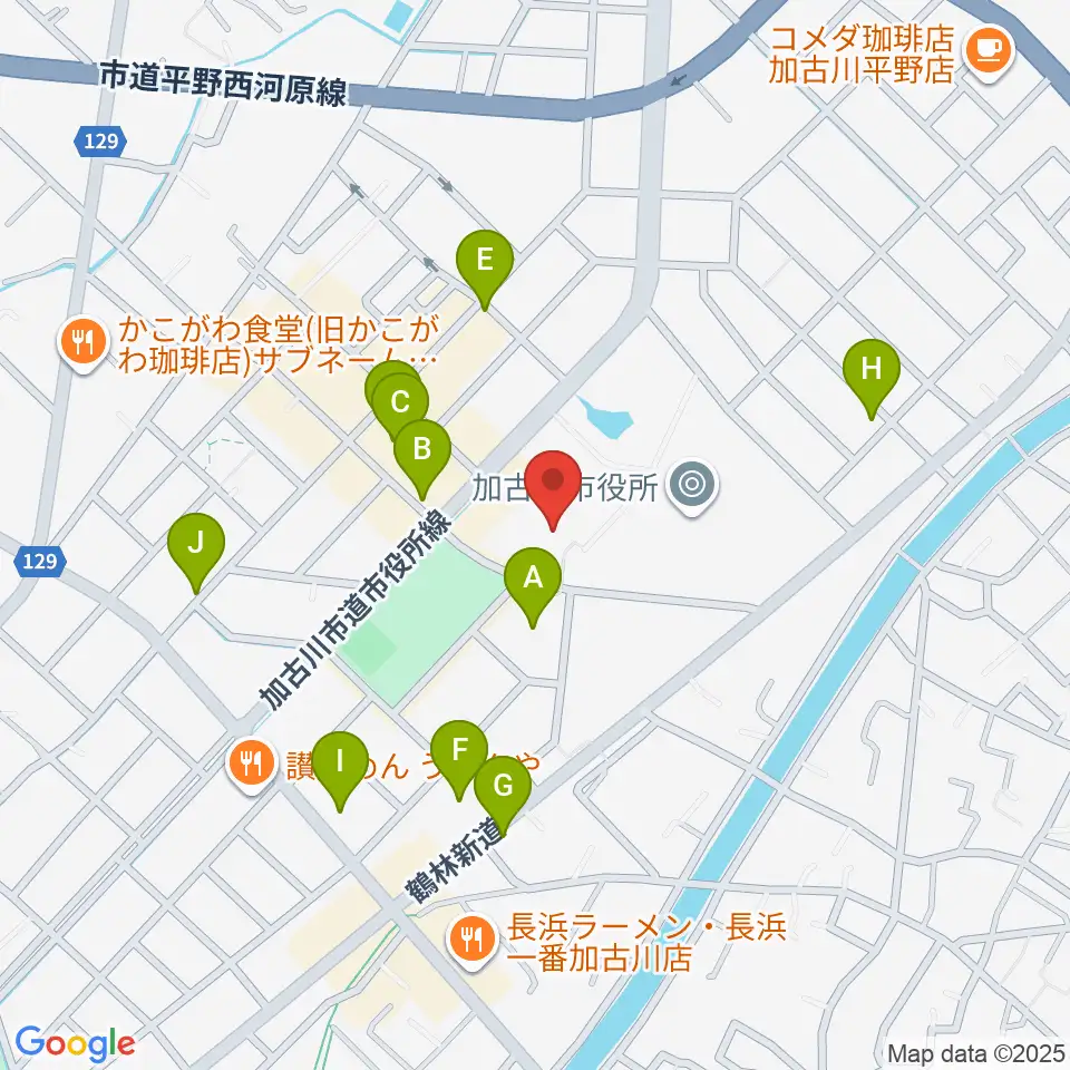 SHOWAグループ市民会館周辺の駐車場・コインパーキング一覧地図
