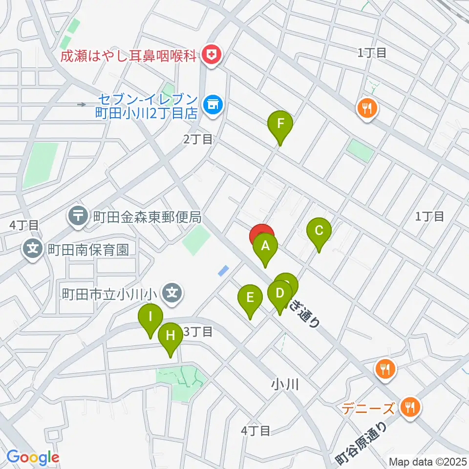 ダッチママスタジオ周辺の駐車場・コインパーキング一覧地図
