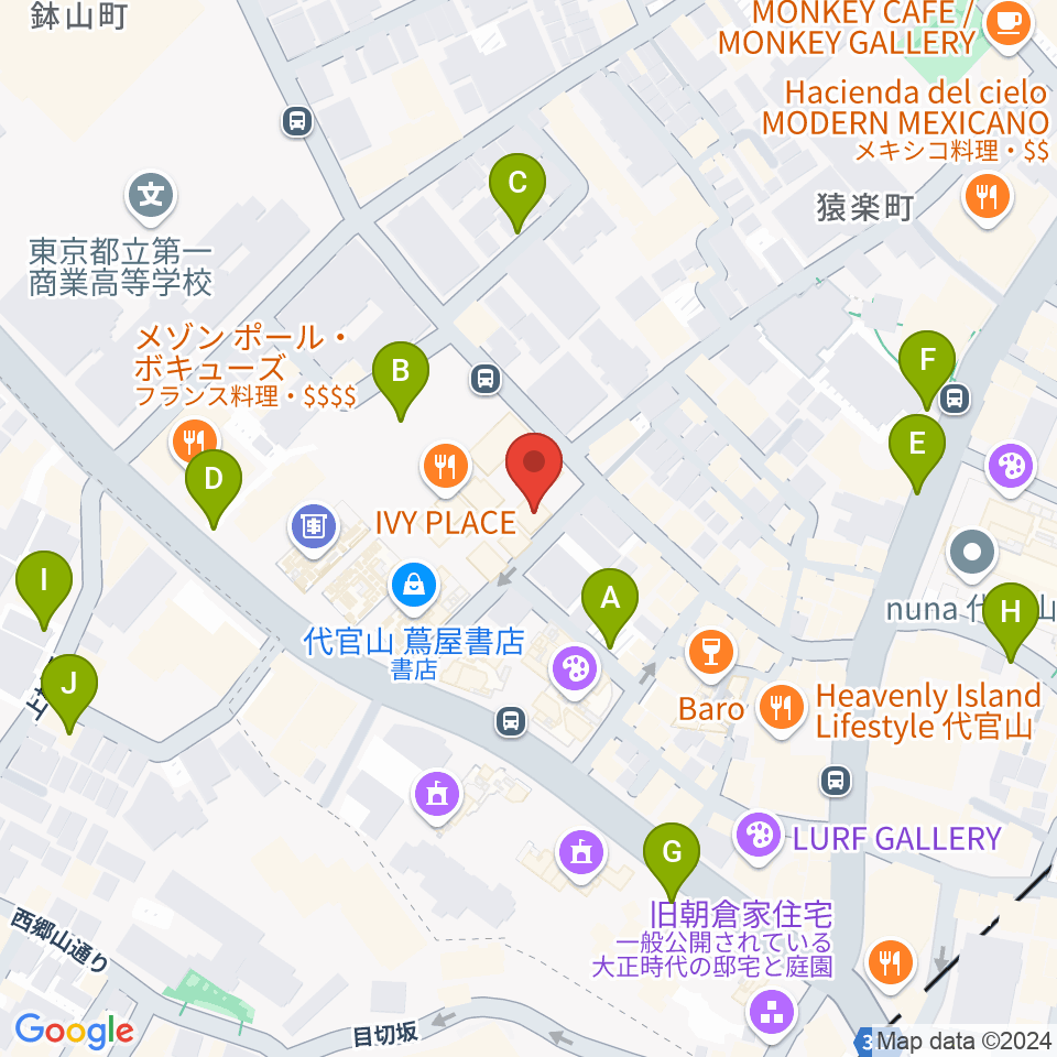 T-SITE GARDEN GALLERY周辺の駐車場・コインパーキング一覧地図