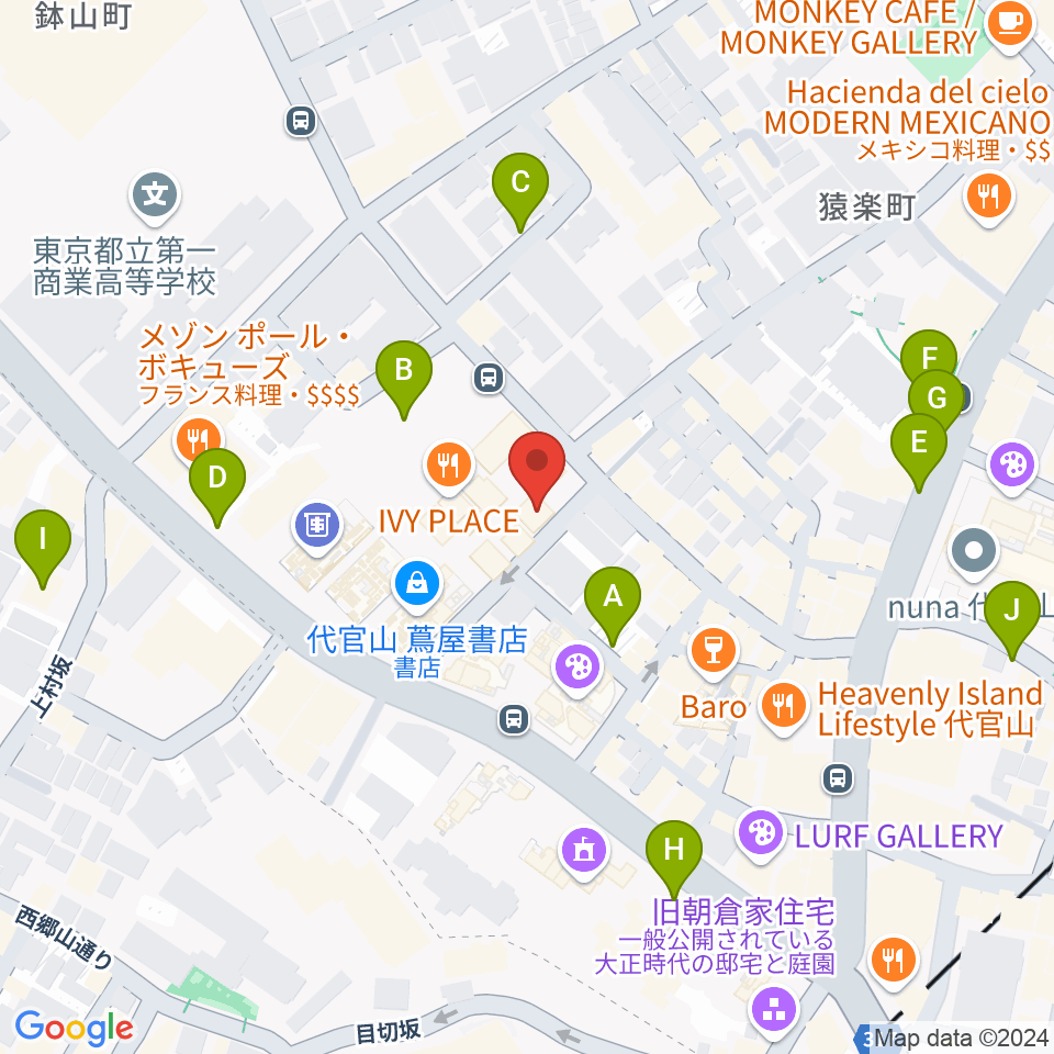 T-SITE GARDEN GALLERY周辺の駐車場・コインパーキング一覧地図