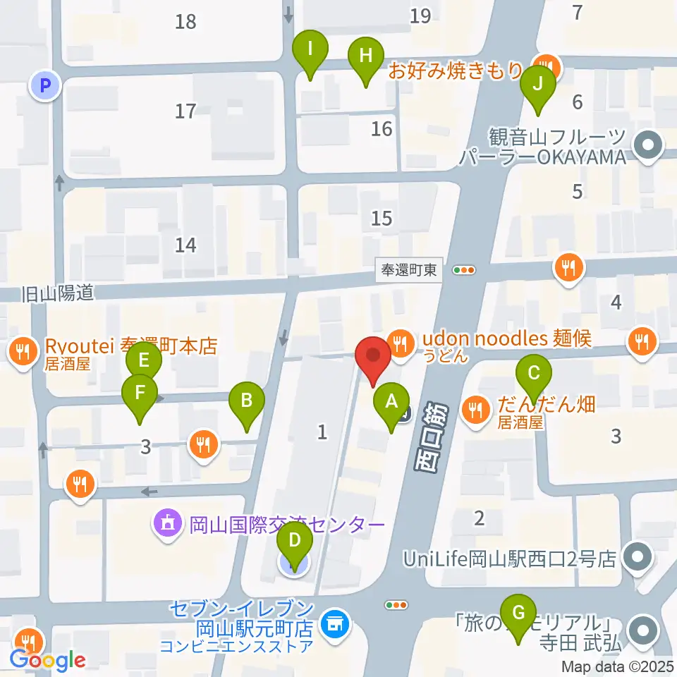 マレット音楽塾周辺の駐車場・コインパーキング一覧地図