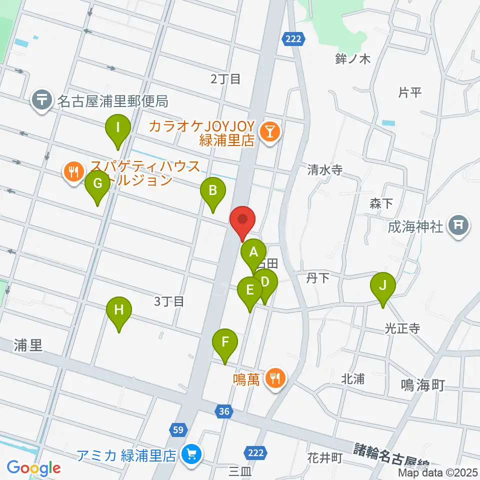 ギャラリーみふね 風の音周辺の駐車場・コインパーキング一覧地図