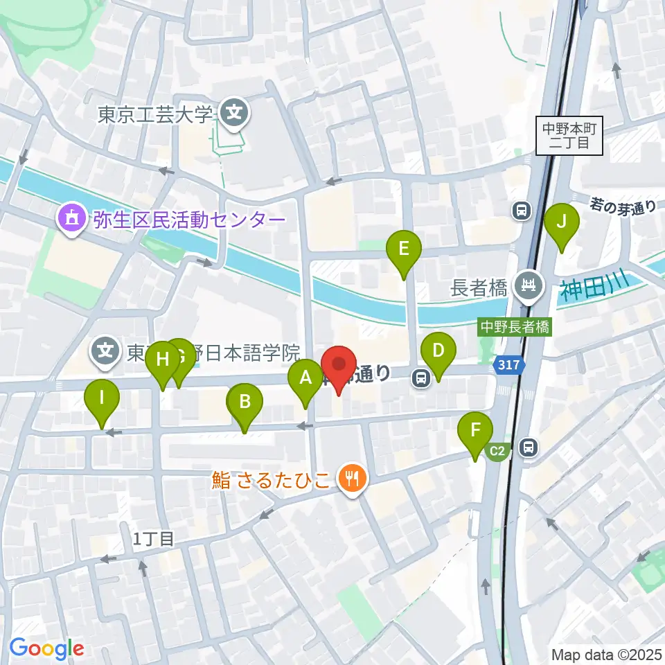 ロックフォード MELODIA Tokyo周辺の駐車場・コインパーキング一覧地図