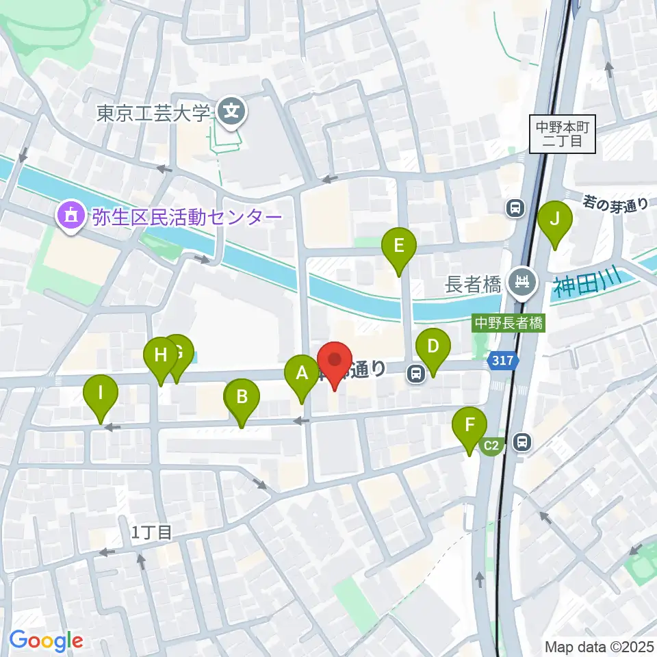 ロックフォード MELODIA Tokyo周辺の駐車場・コインパーキング一覧地図