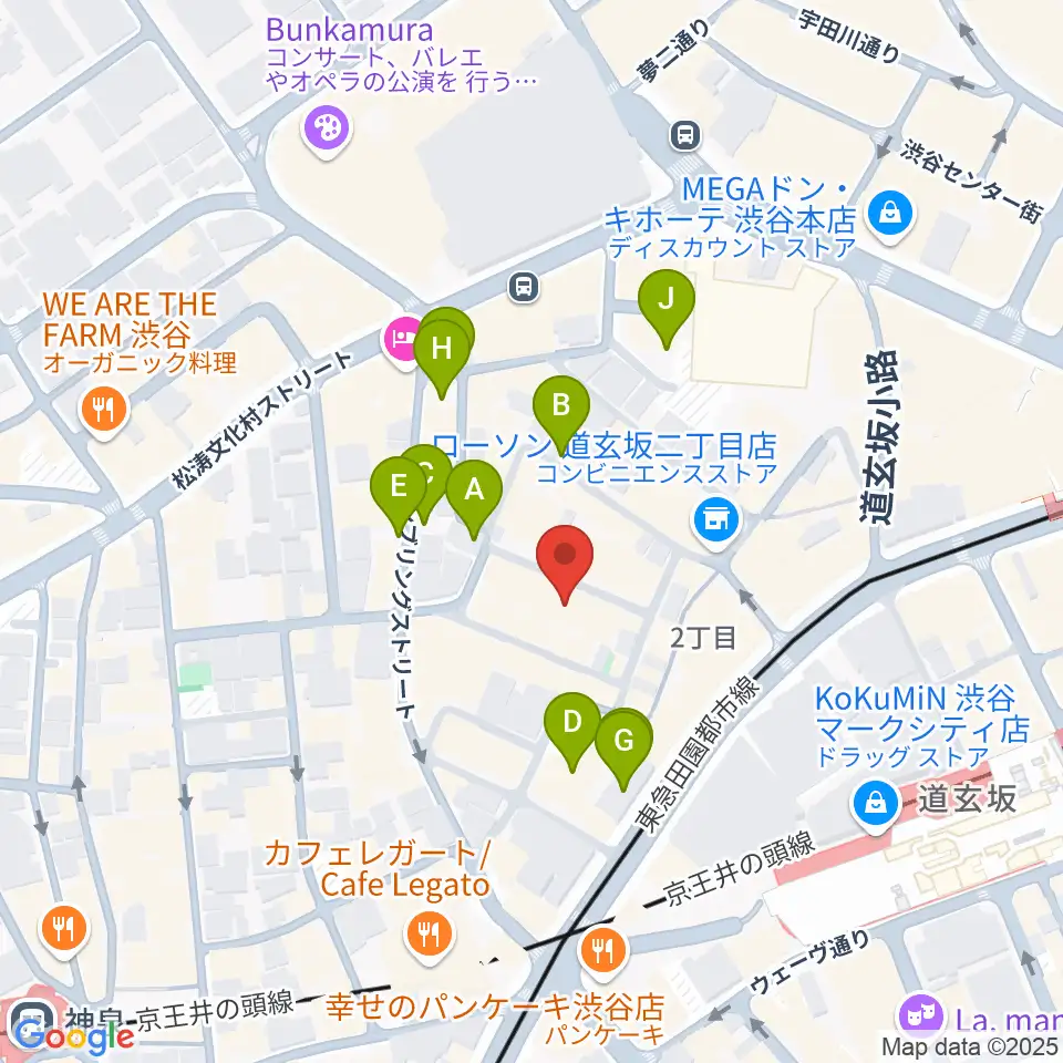 スタジオ映音空間 渋谷スタジオ周辺の駐車場・コインパーキング一覧地図