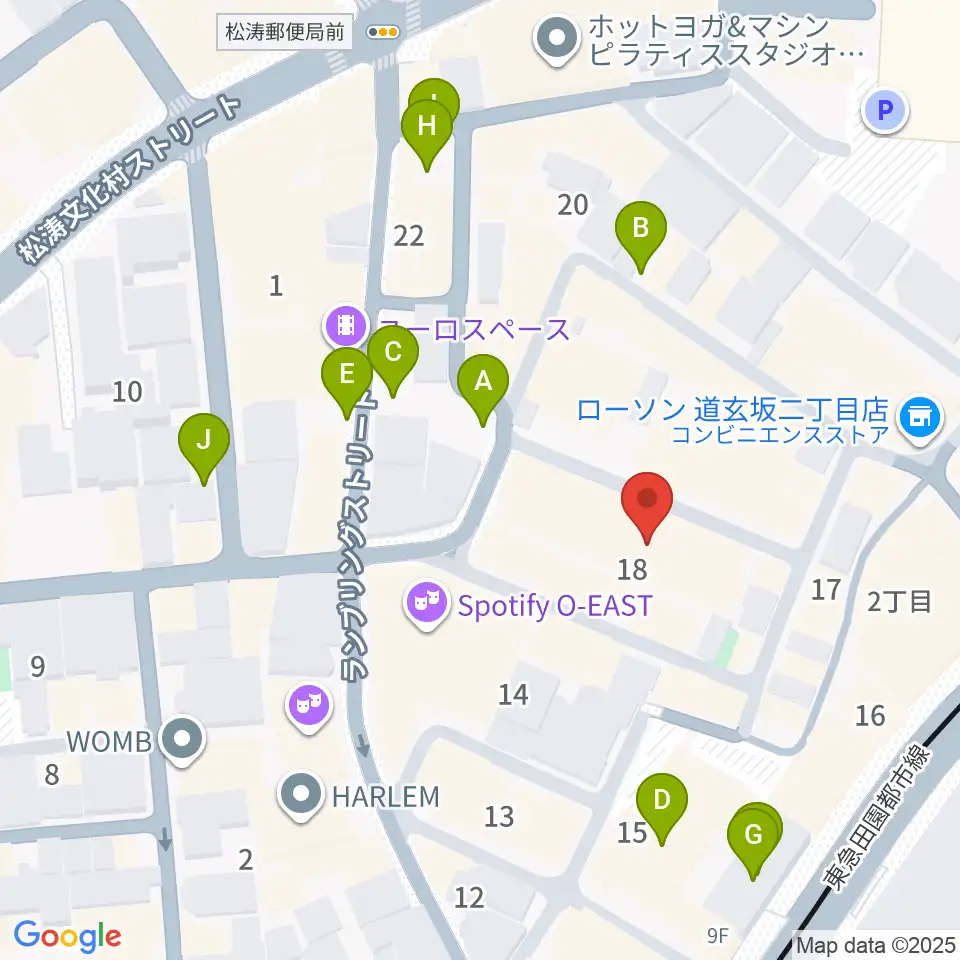 スタジオ映音空間 渋谷スタジオ周辺の駐車場・コインパーキング一覧地図
