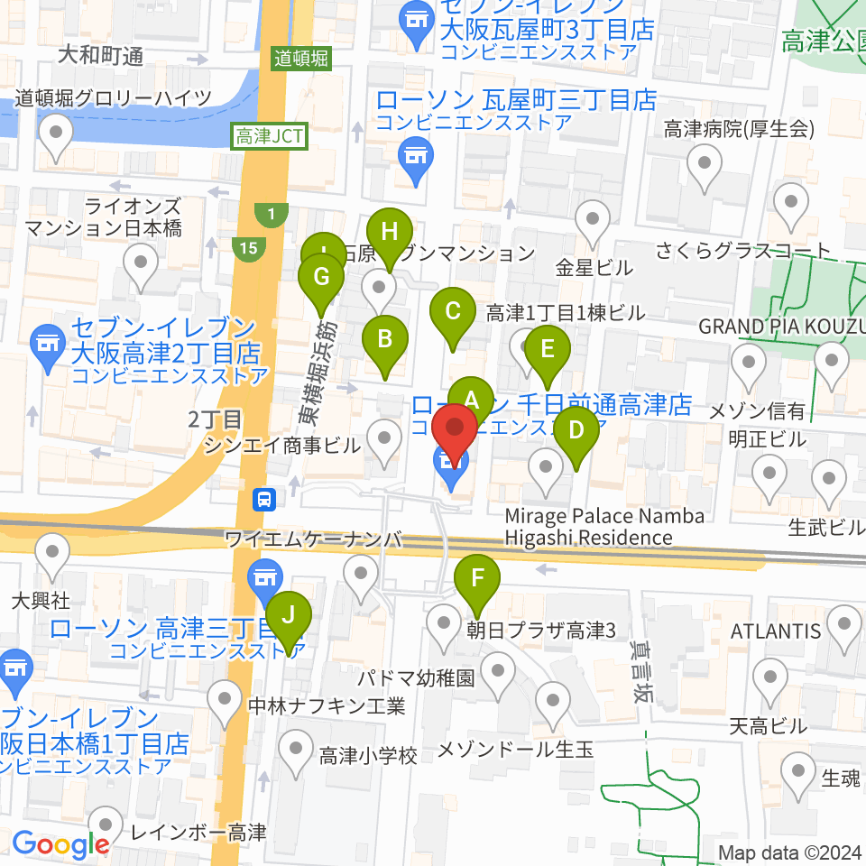 STARBOX周辺の駐車場・コインパーキング一覧地図