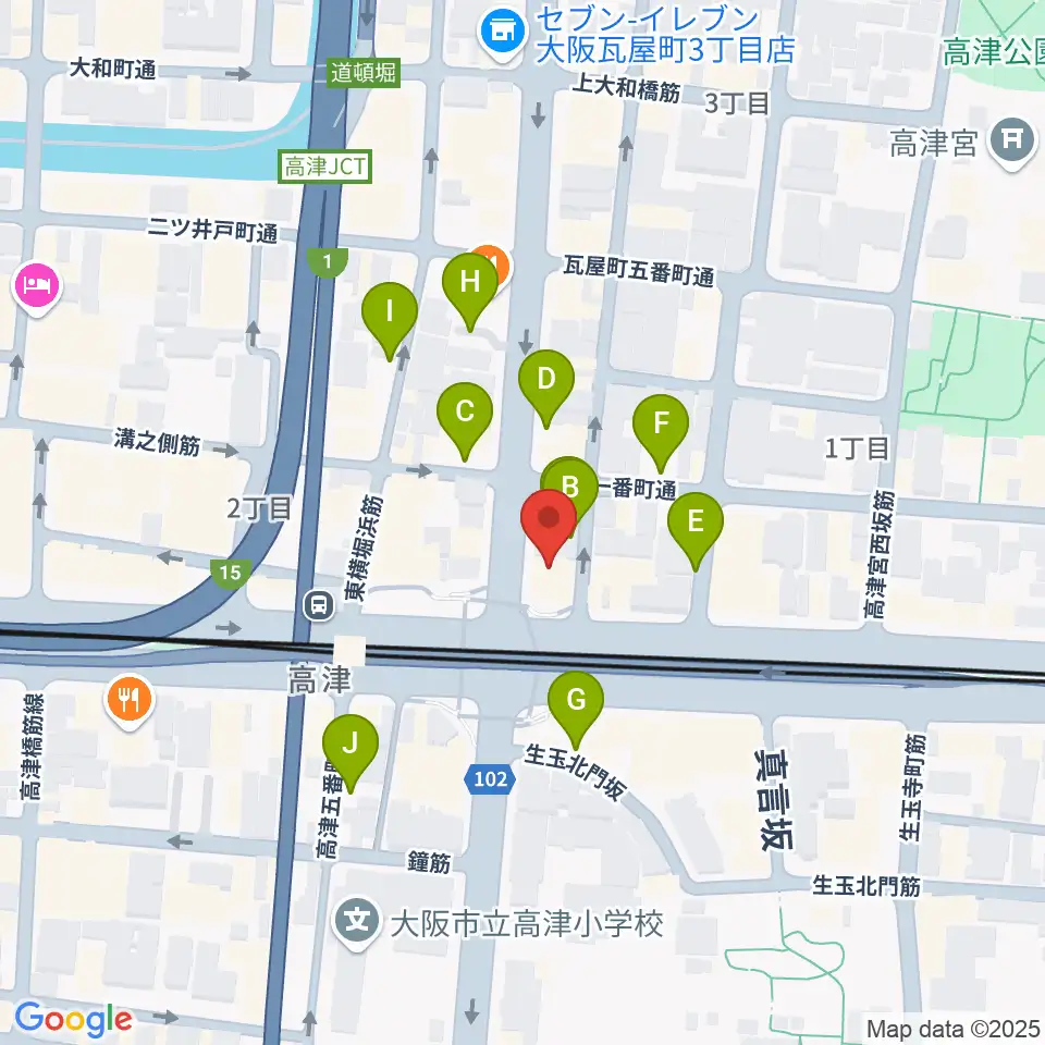 STARBOX周辺の駐車場・コインパーキング一覧地図