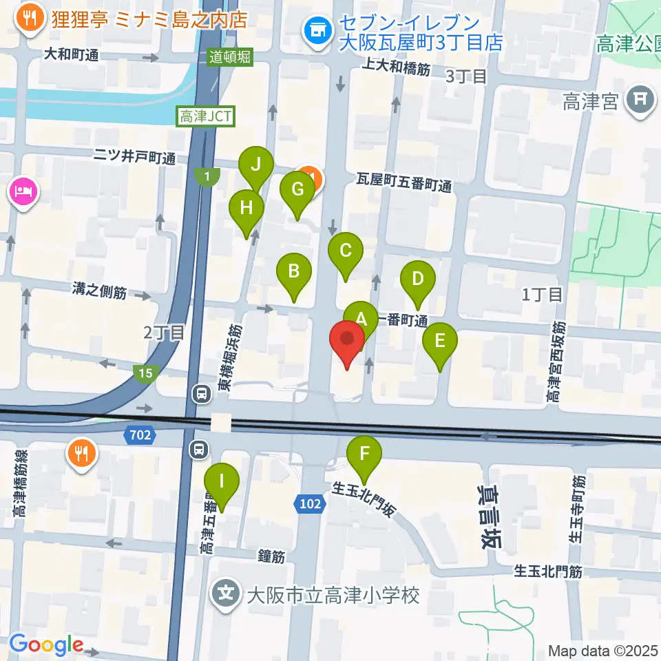 STARBOX周辺の駐車場・コインパーキング一覧地図