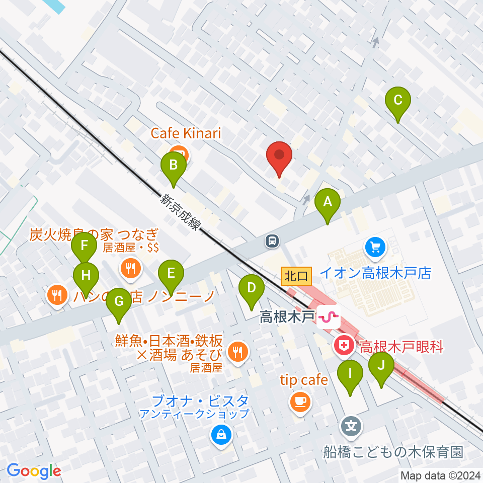 スタジオハイブリッジ周辺の駐車場・コインパーキング一覧地図