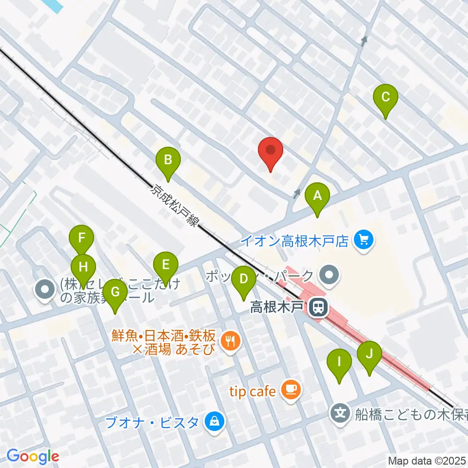 スタジオハイブリッジ周辺の駐車場・コインパーキング一覧地図