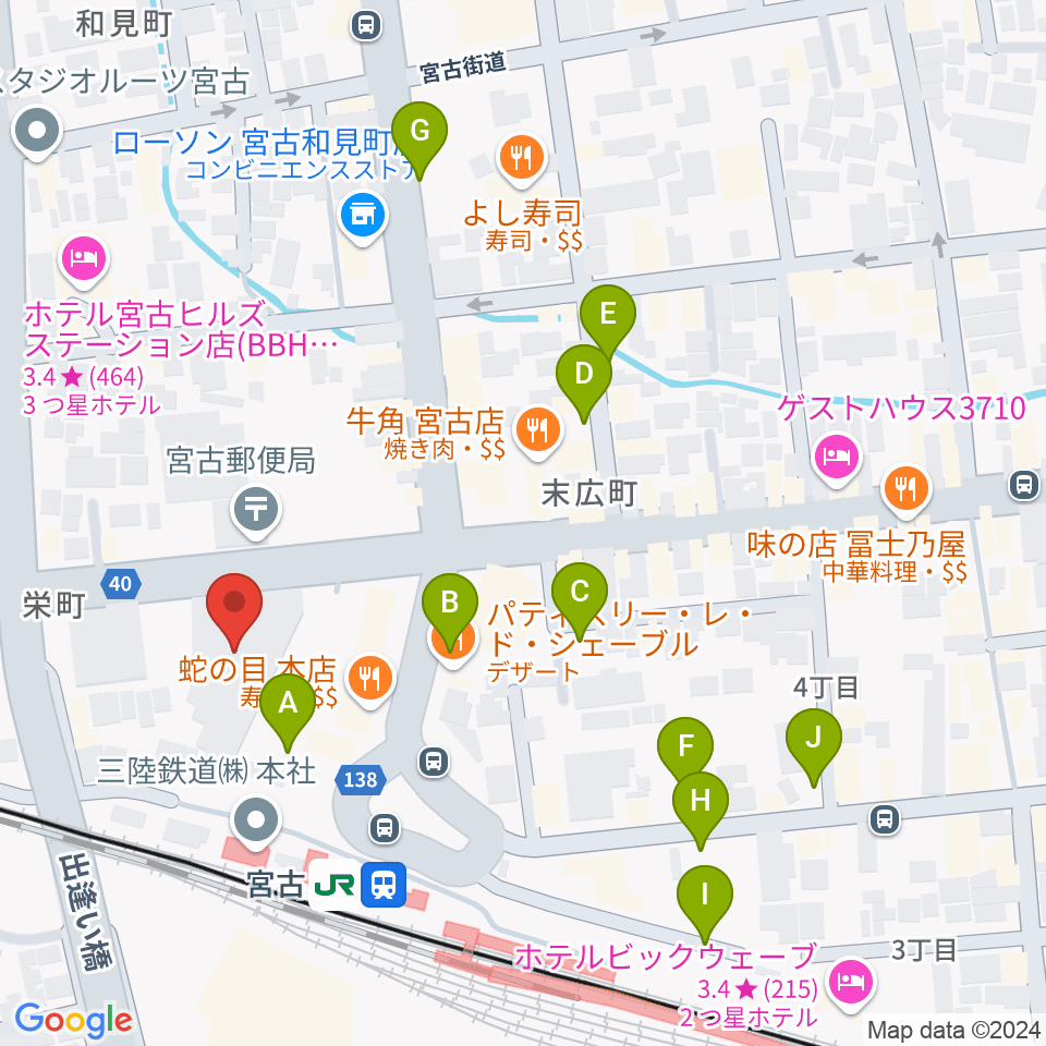 みやこハーバーラジオ周辺の駐車場・コインパーキング一覧地図