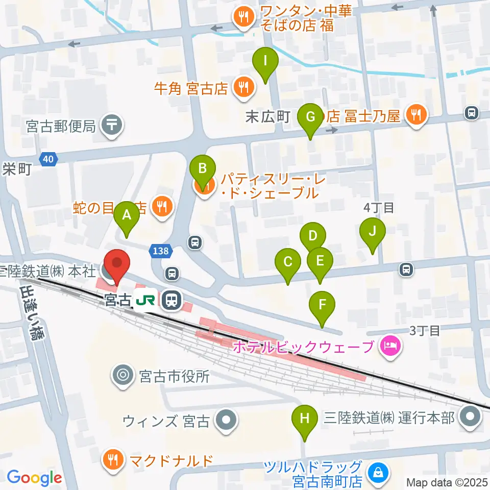 みやこハーバーラジオ周辺の駐車場・コインパーキング一覧地図