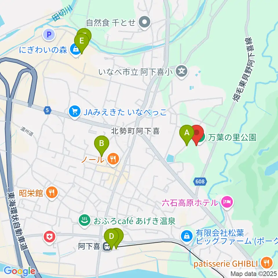 いなべエフエム周辺の駐車場・コインパーキング一覧地図