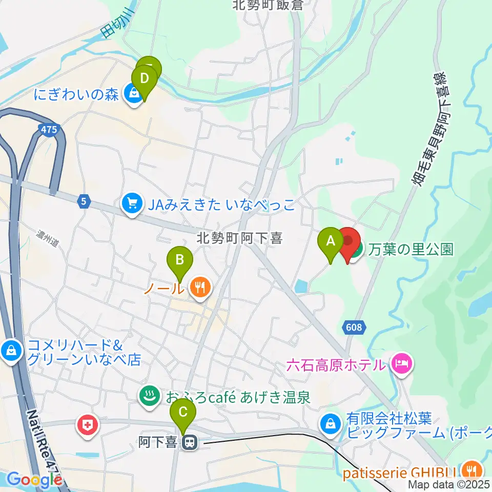 いなべエフエム周辺の駐車場・コインパーキング一覧地図