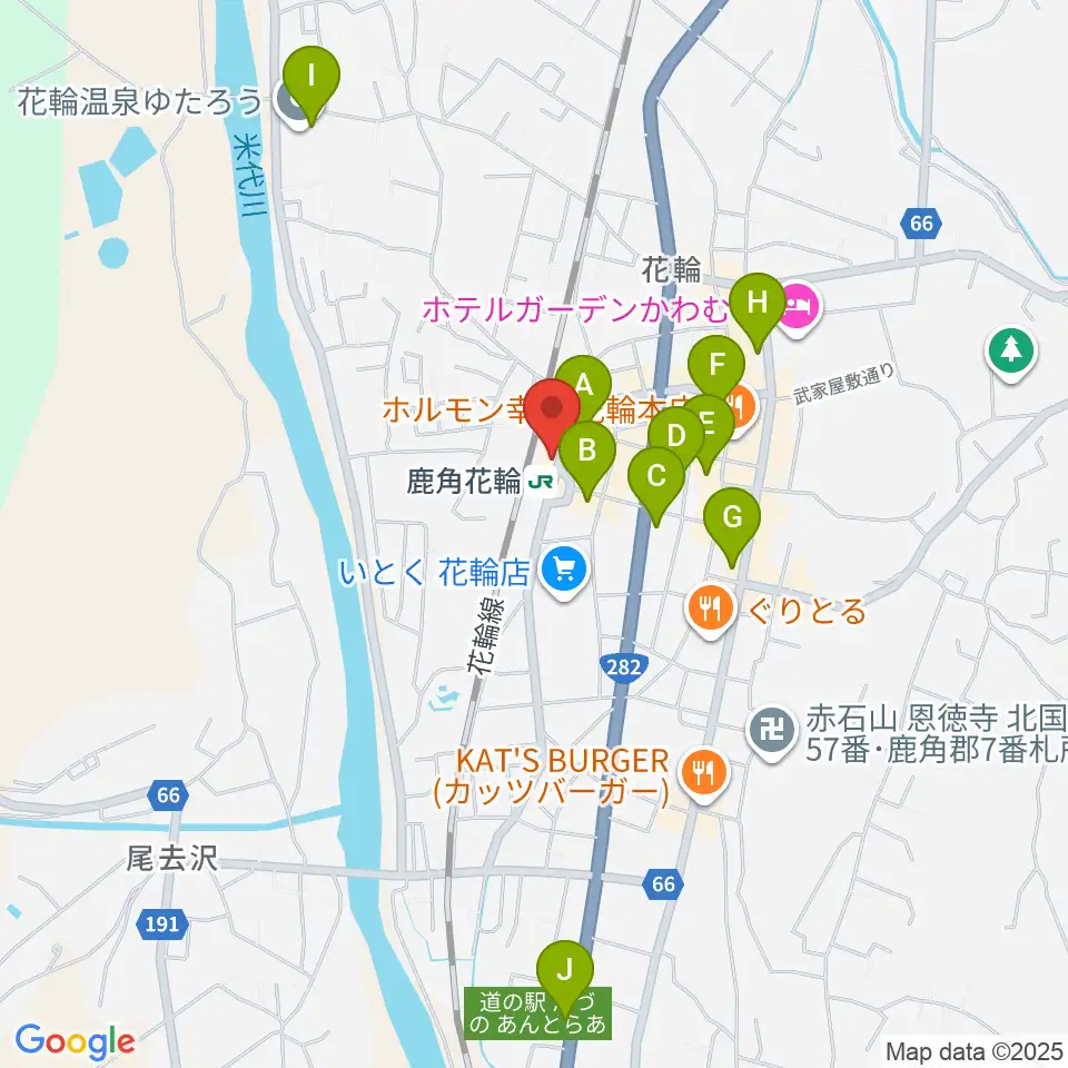 鹿角きりたんぽFM周辺の駐車場・コインパーキング一覧地図