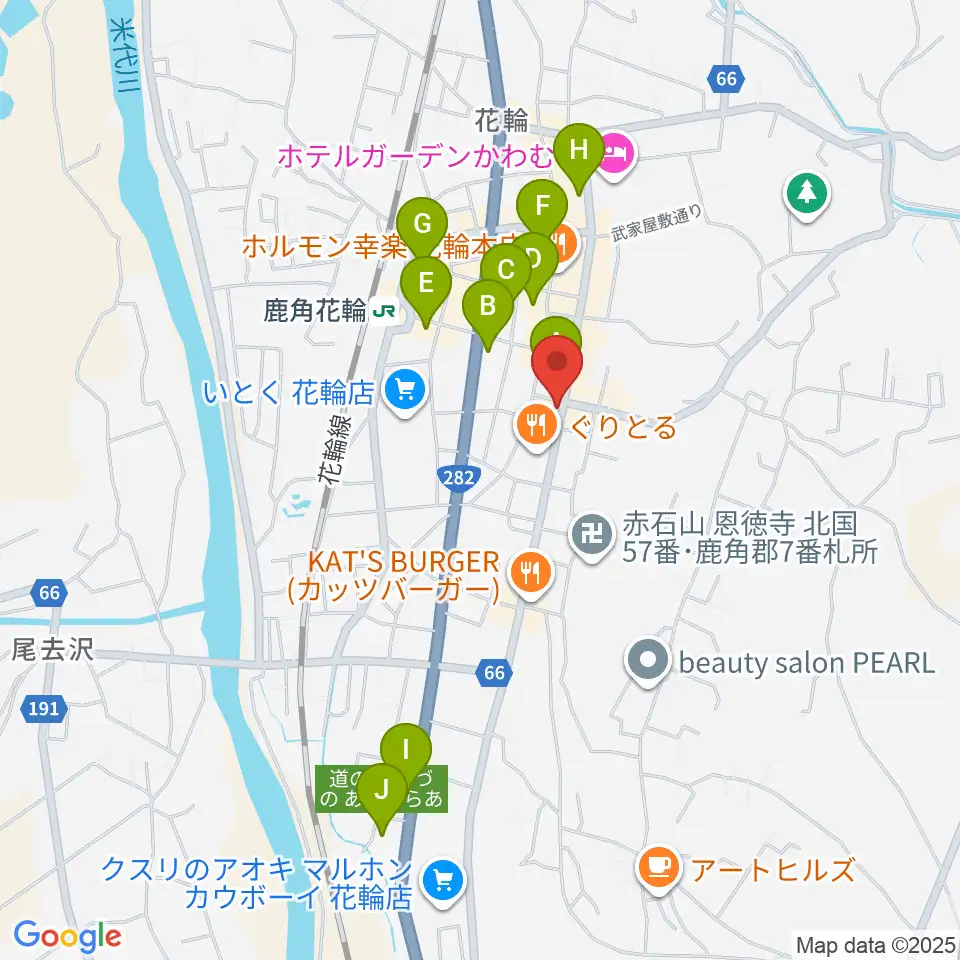 鹿角市交流プラザ MITプラザ周辺の駐車場・コインパーキング一覧地図