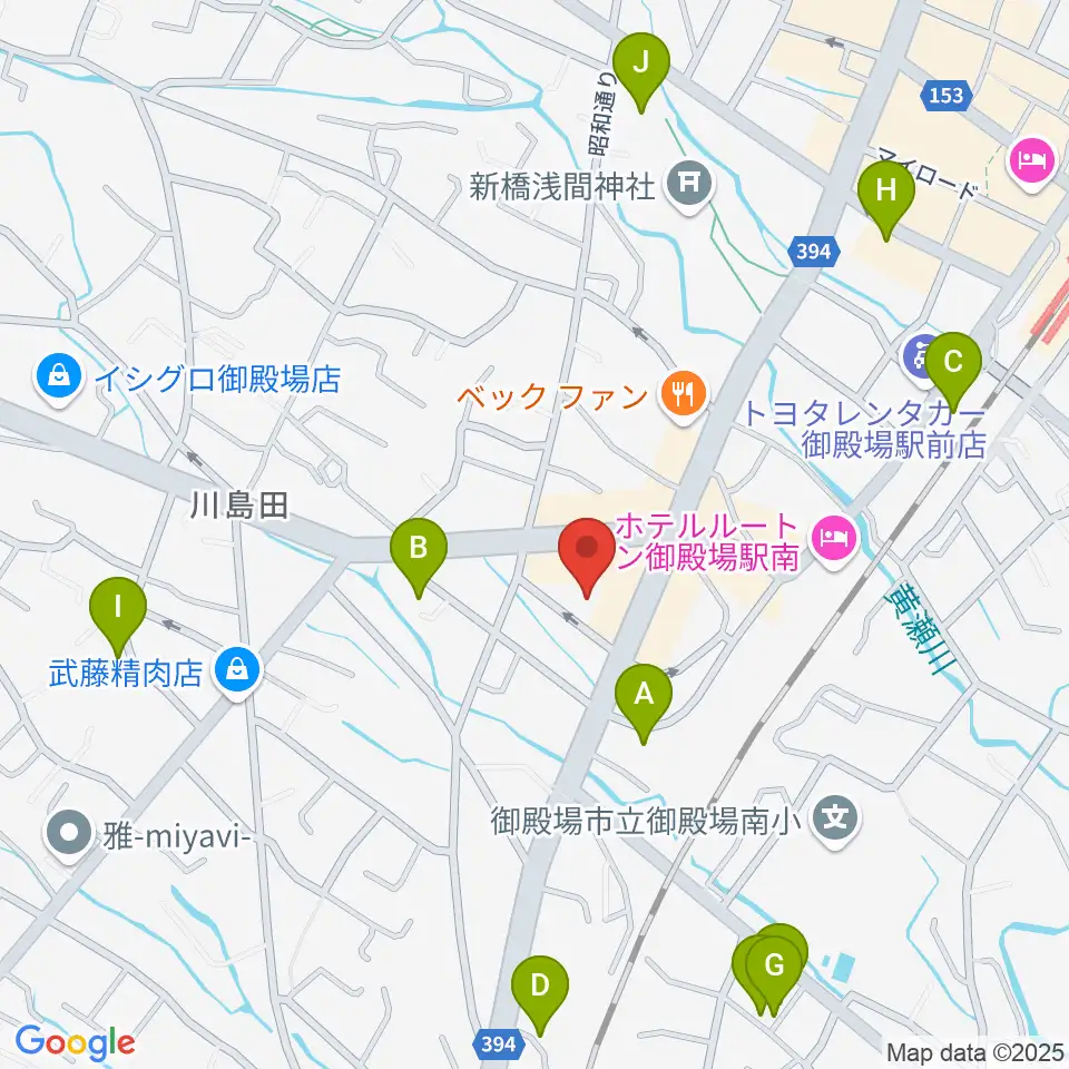 富士山GOGOエフエム周辺の駐車場・コインパーキング一覧地図