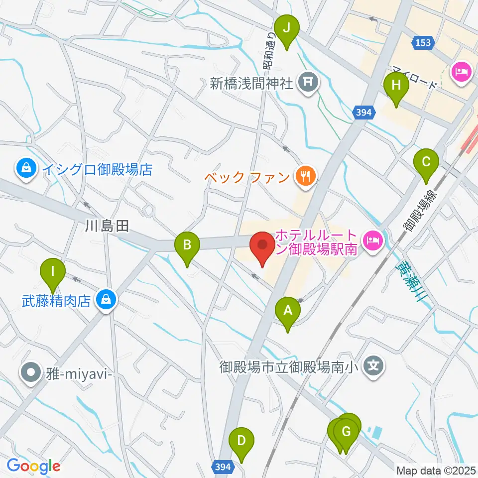 富士山GOGOエフエム周辺の駐車場・コインパーキング一覧地図