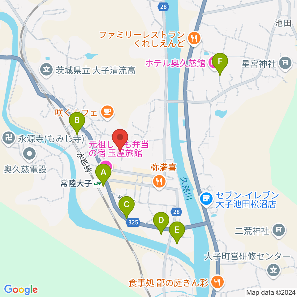 FMだいご周辺の駐車場・コインパーキング一覧地図