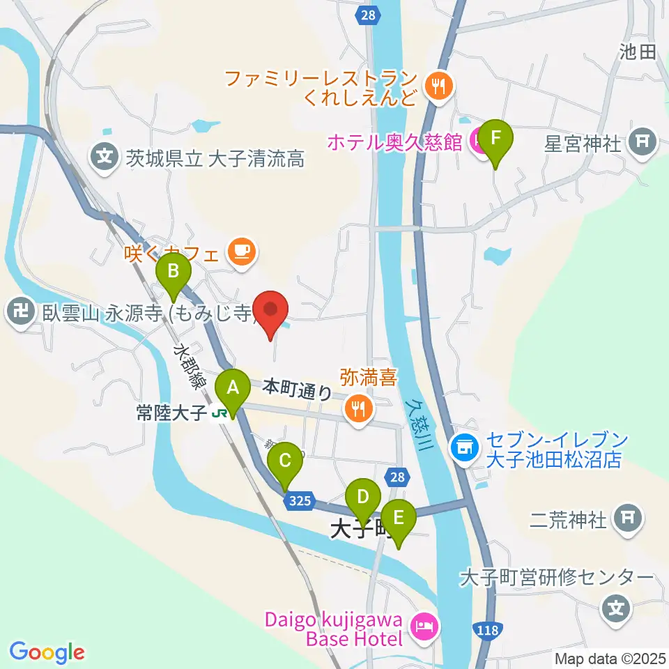 FMだいご周辺の駐車場・コインパーキング一覧地図