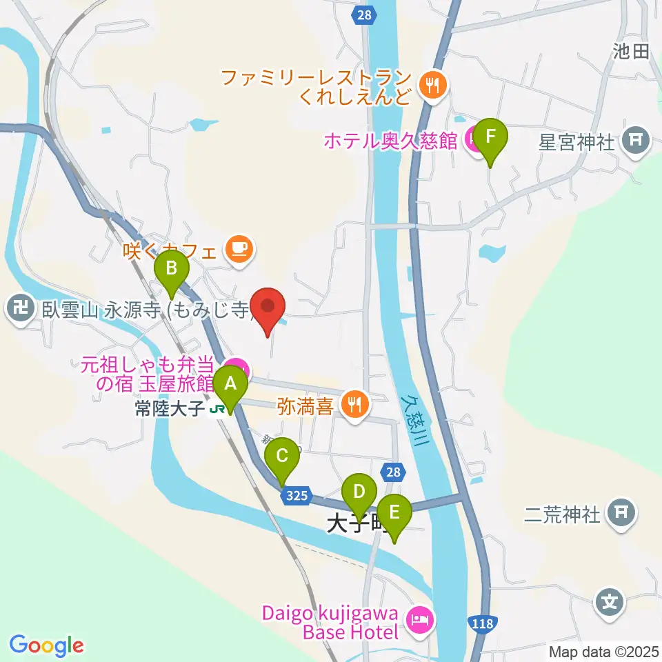 FMだいご周辺の駐車場・コインパーキング一覧地図