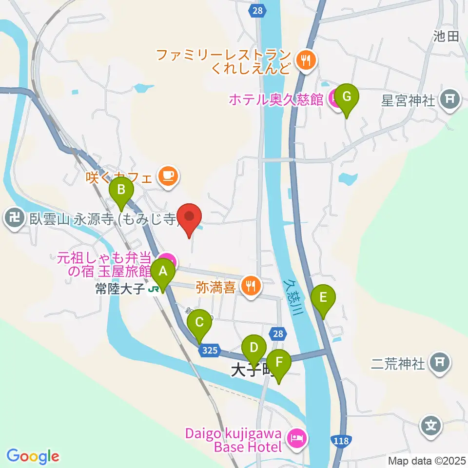 FMだいご周辺の駐車場・コインパーキング一覧地図