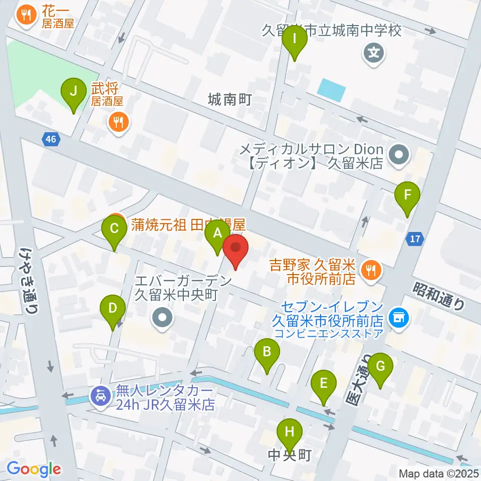 ゆめ色ピアノ教室周辺の駐車場・コインパーキング一覧地図