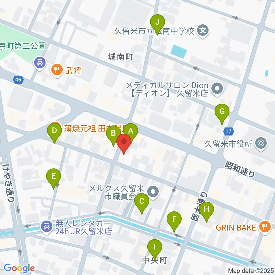 ゆめ色ピアノ教室周辺の駐車場・コインパーキング一覧地図